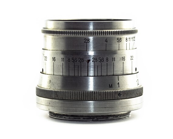 Soviet Lens Industar-26m Red P 50mm F/2.8 Lens Leica Mount M39
