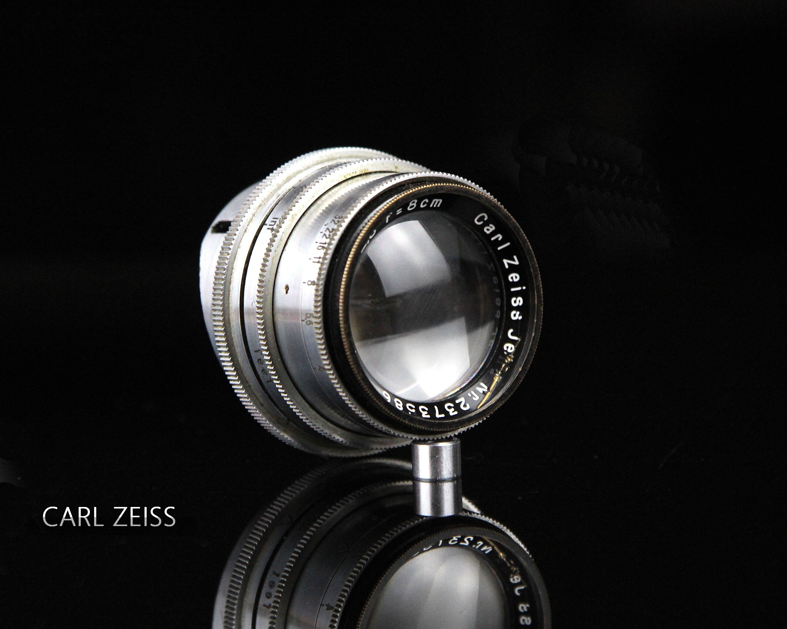 Lens Carl Zeiss Jena Tessar 8cm F/2.8 Mount M41 for Camera Reflex