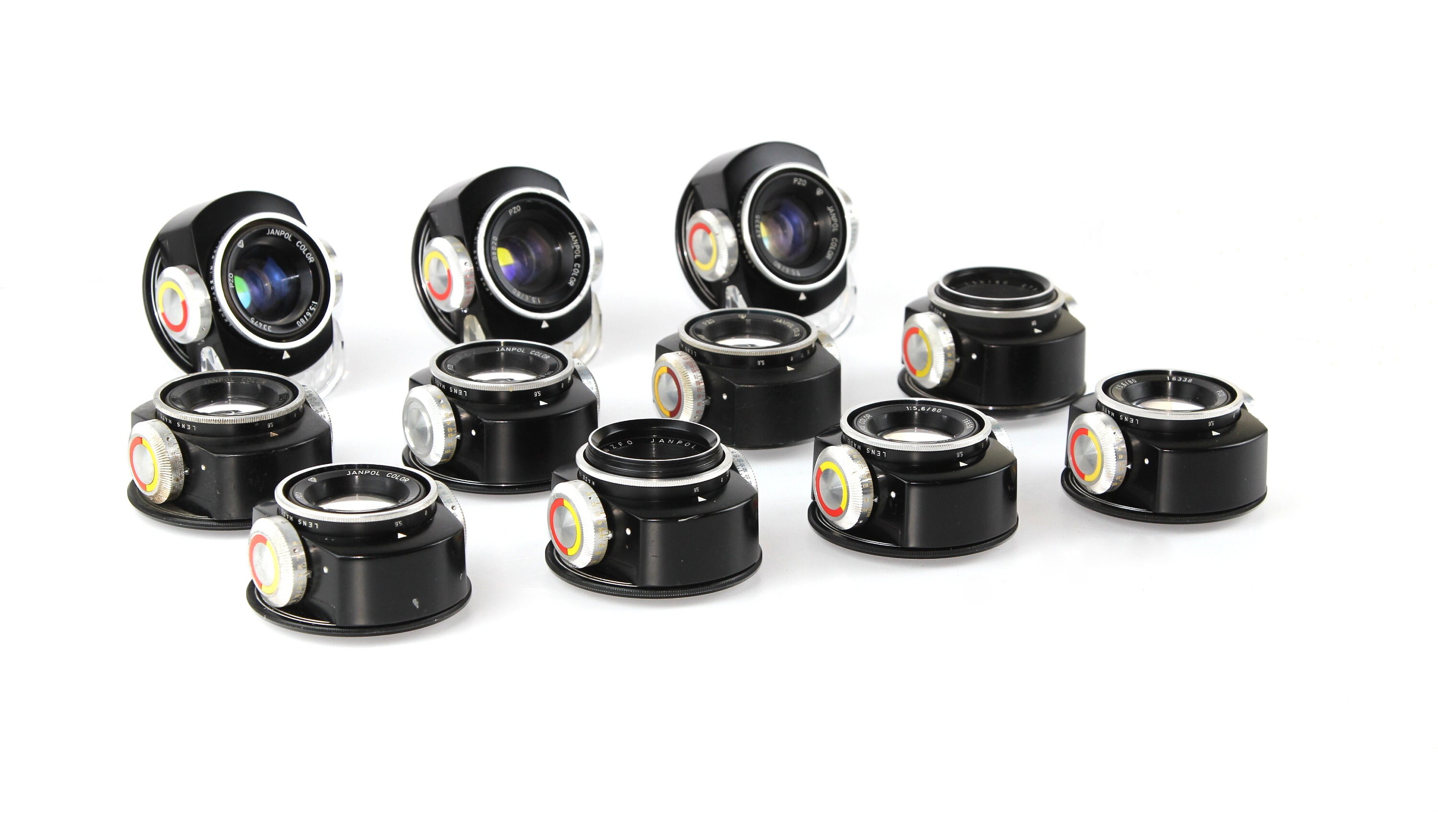 ヴィンテージ引き伸ばしレンズ JANPOL COLOR Pzo f 5,6 1:80 KROKUS