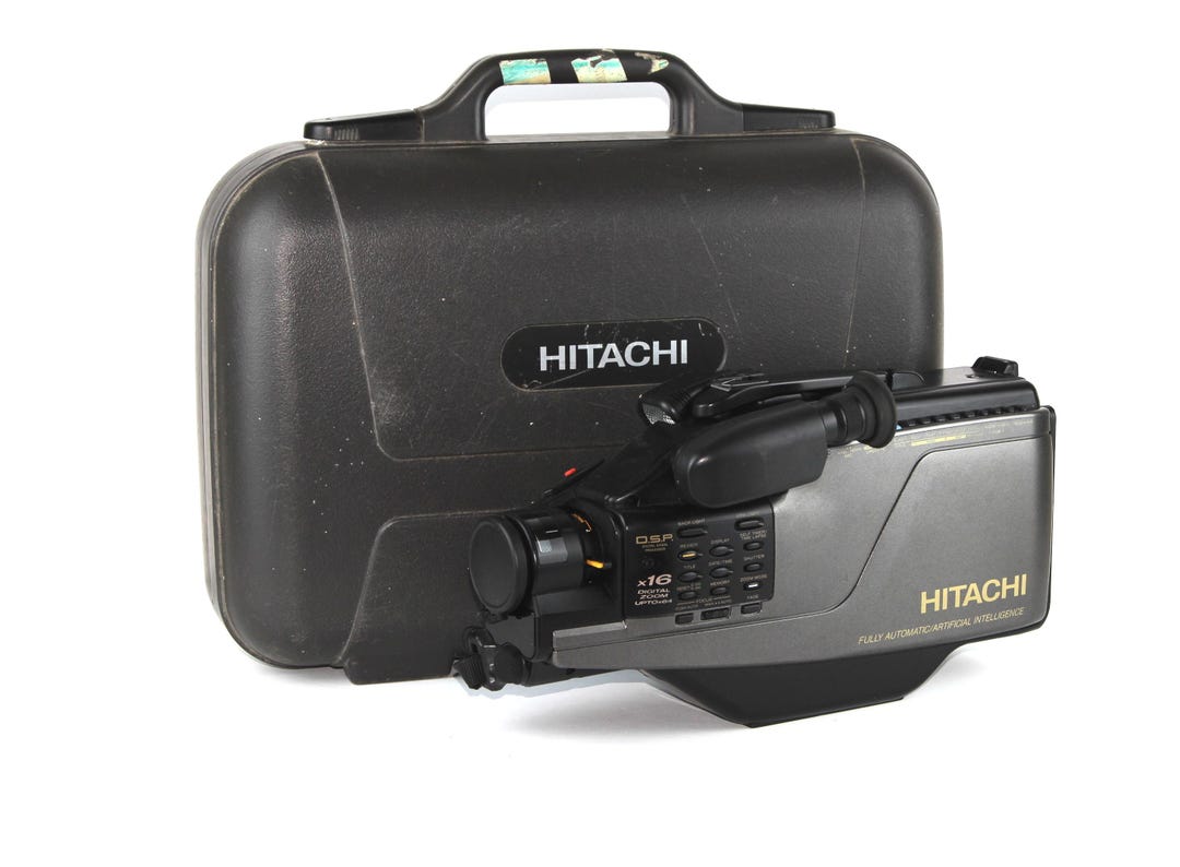 HITACHI ビデオカメラ Film Cinema Filming Apparatus Video Camera HITACHI VM - 3500E Lens