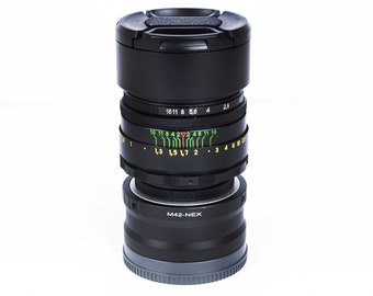 Objetivo soviético legendario HELIOS 44 -2 Objetivo (2/58 mm) Montura Zeiss Biotar M42-SONY NEX - Montura E