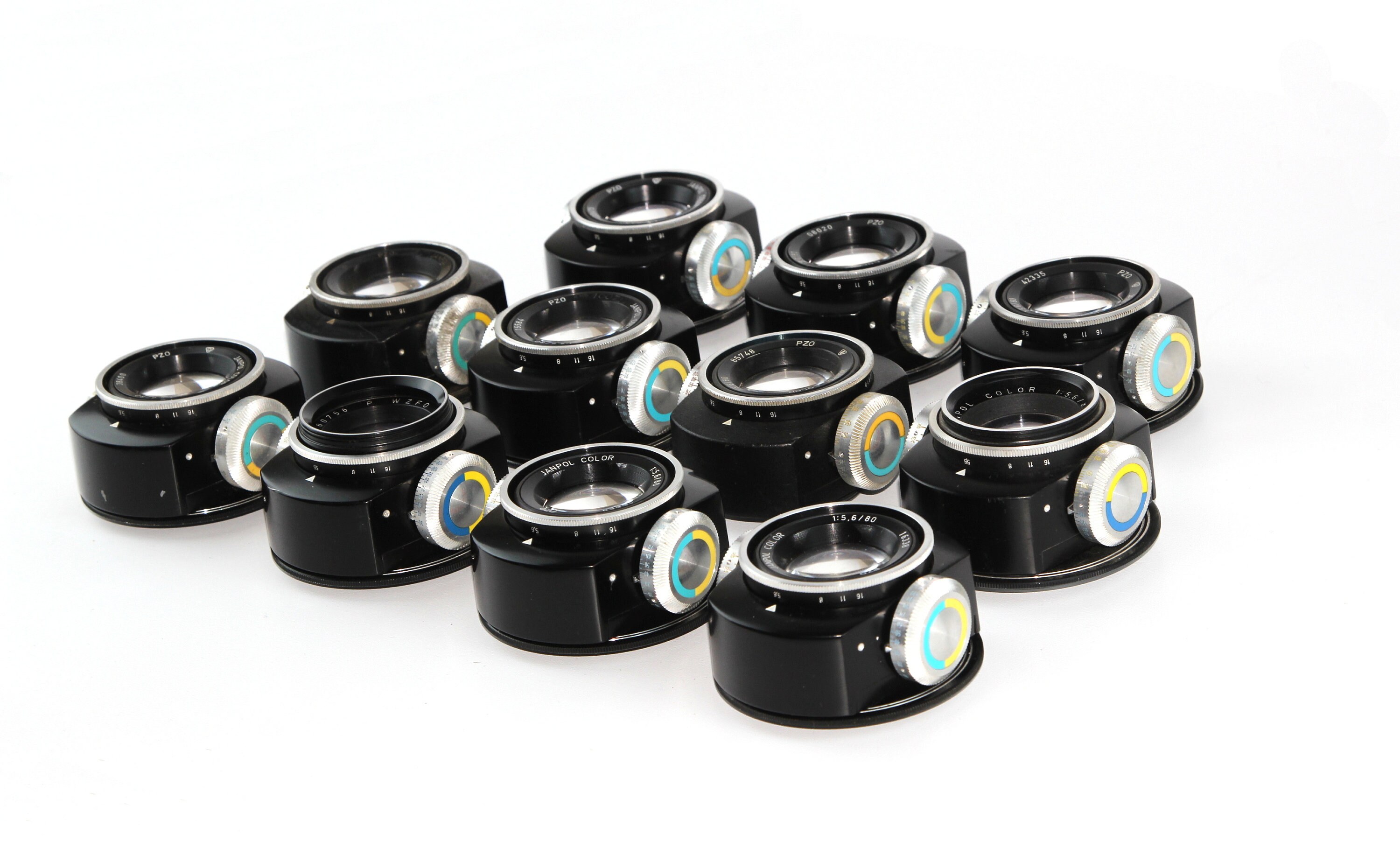 ヴィンテージ引き伸ばしレンズ JANPOL COLOR Pzo f 5,6 1:80 KROKUS