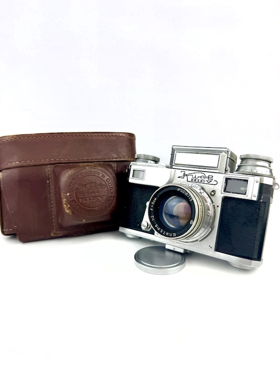 Vintage Soviet KIEV 4 Camera 1955 Rangefinder Jupiter-8M 50mm f2