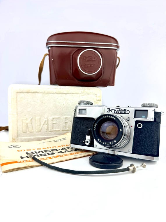 Vintage Soviet KIEV 4 Camera Rangefinder Jupiter-8M 50mm f2
