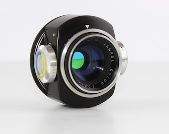 Vintage Enlarger Lens JANPOL COLOR Pzo F 5,6 1:80 KROKUS