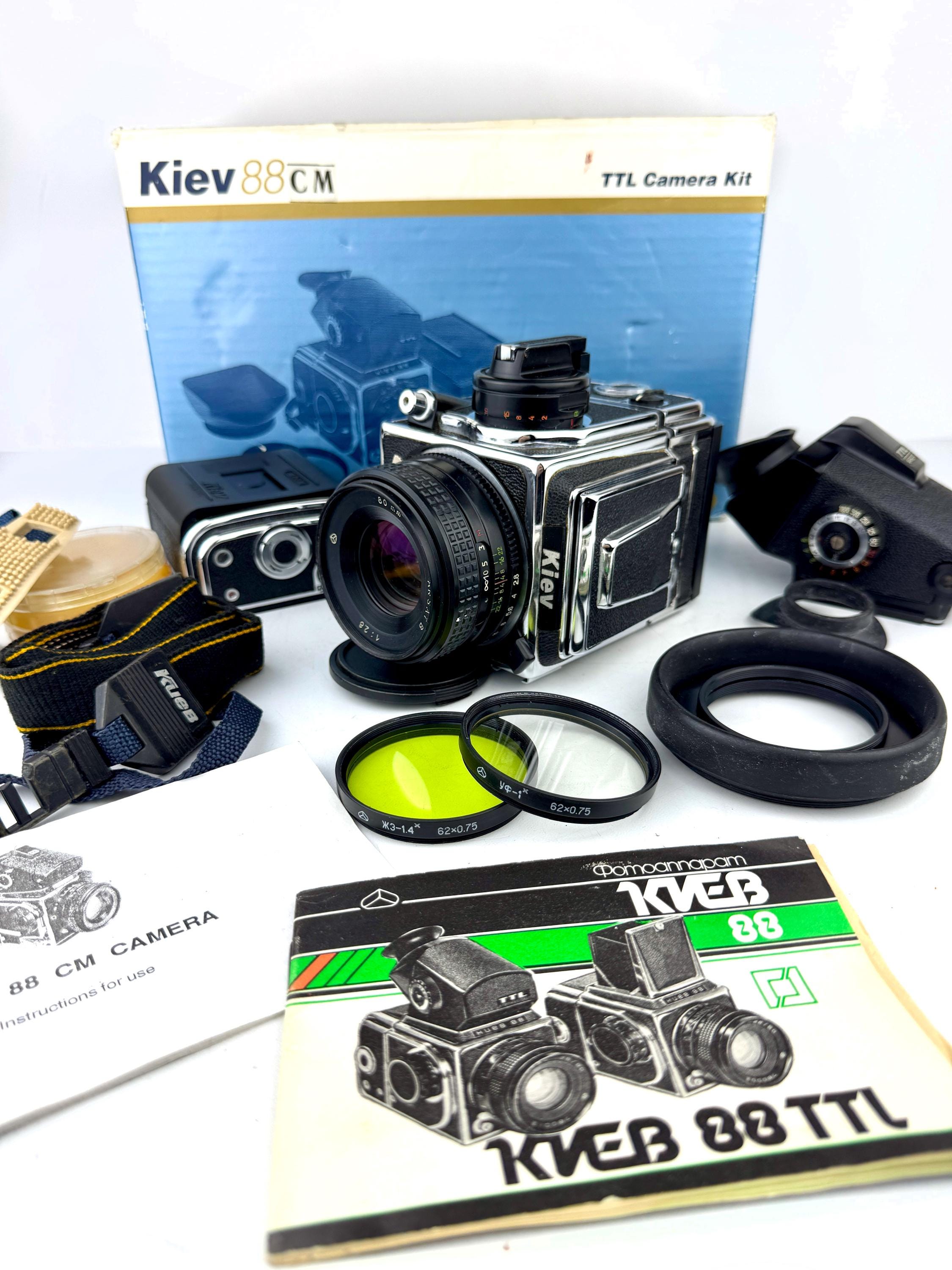 新型キエフ 88 CM TTL 中判 6x6 フィルムカメラキット（ARSAT-B 80 mm 