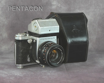 Camera PENTACON Six TL Lens Carl Zeiss Jena Biometar 2.8/80 Camera PENTACON Six TL Lens Carl Zeiss Jena Biometar 2.8/80
