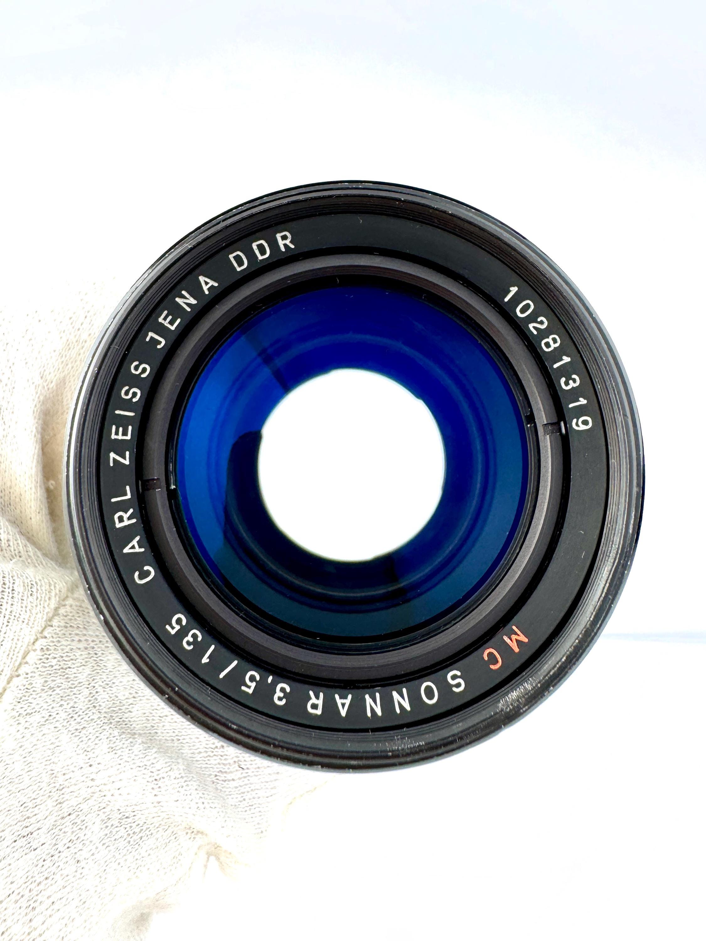 ビンテージ Carl Zeiss Jena Sonnar 135mm f/3.5 MC レンズ M42 望遠 