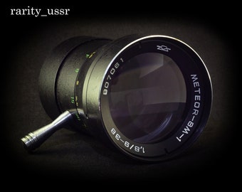 METEOR - 8m-1 ZOOM LENS 1.8 / 9-38 Film Movie camera Quartz Quarz mount m25 C-mount