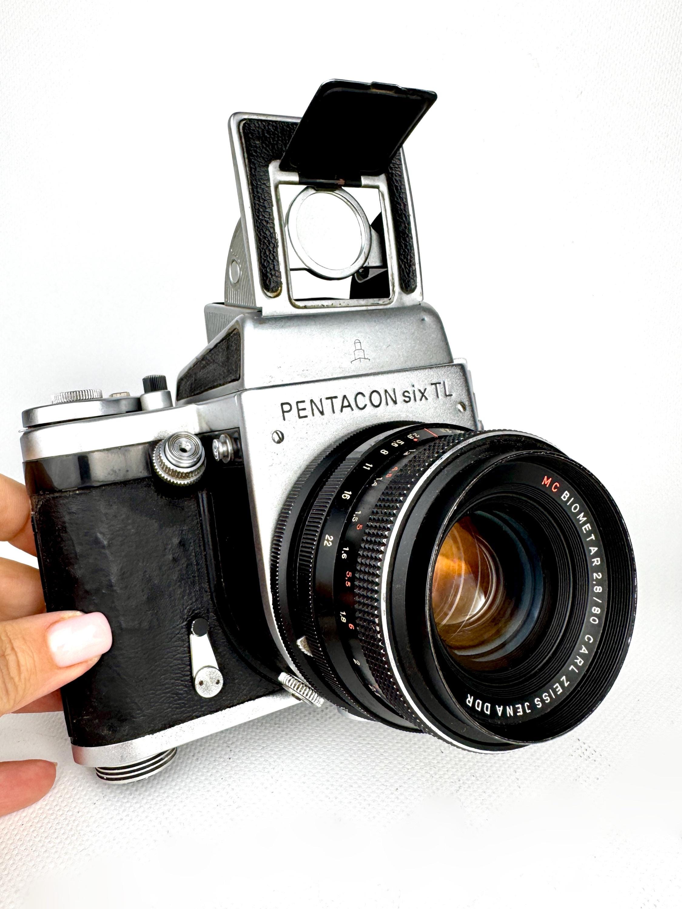 Camera PENTACON Six TL Lens Carl Zeiss Jena Biometar 80mm F/2.8
