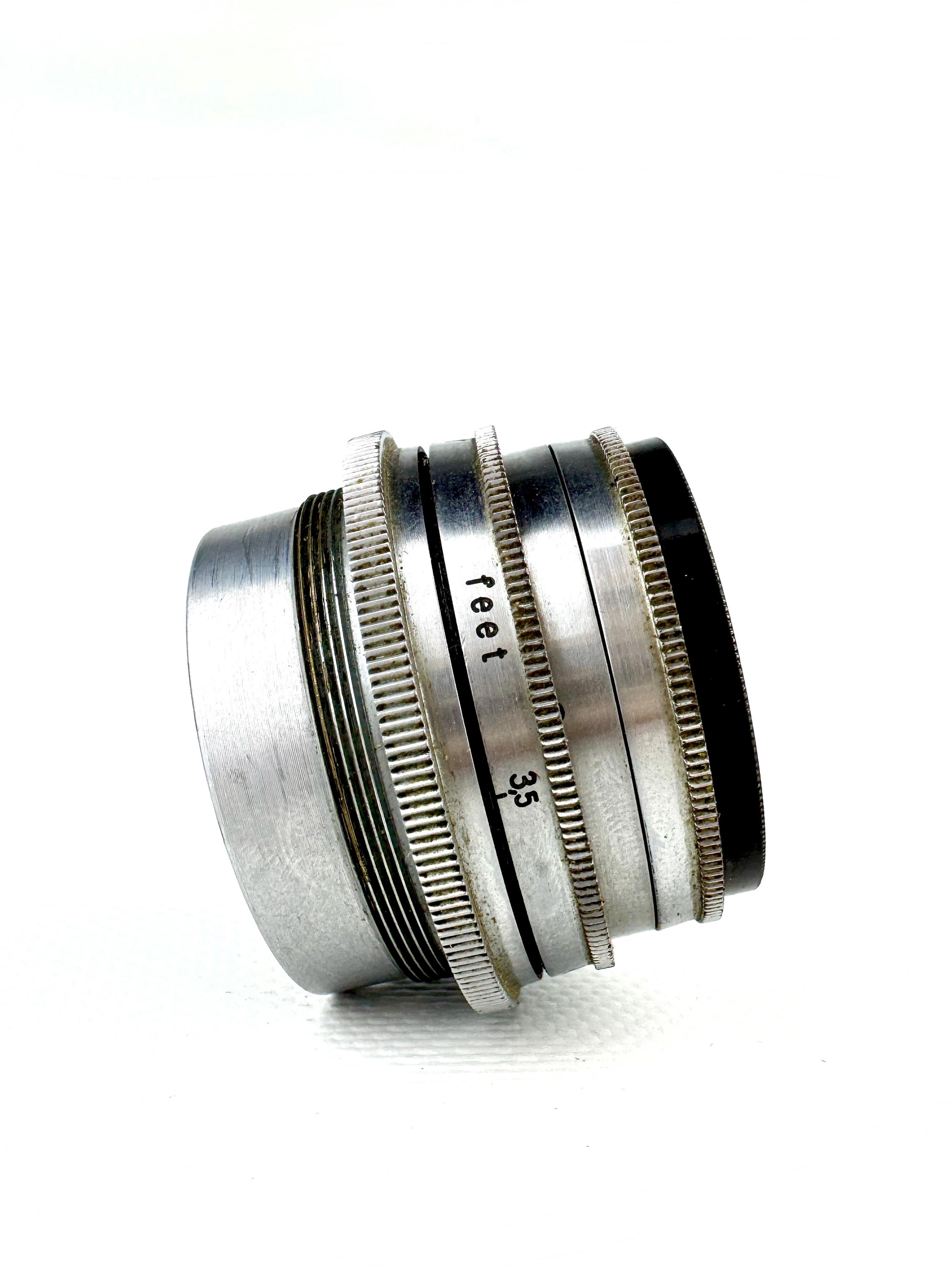 Lens Carl Zeiss Jena Tessar 8cm F/2.8 Mount M41 for Camera Reflex