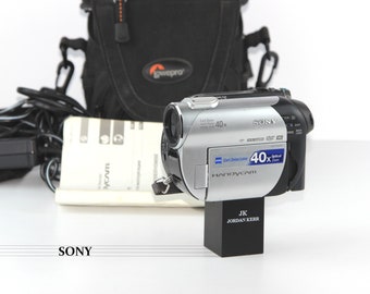 Film Cinema Filming  apparatus Video Camera SONY DCR - DVD106E Digital Camera Lens Carl Zeiss 1,8/1,9 - 76