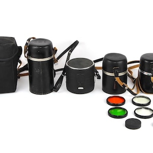 Original leather cases Tube For  Lens - MIR-24 , tair 11 a (5 pieces)