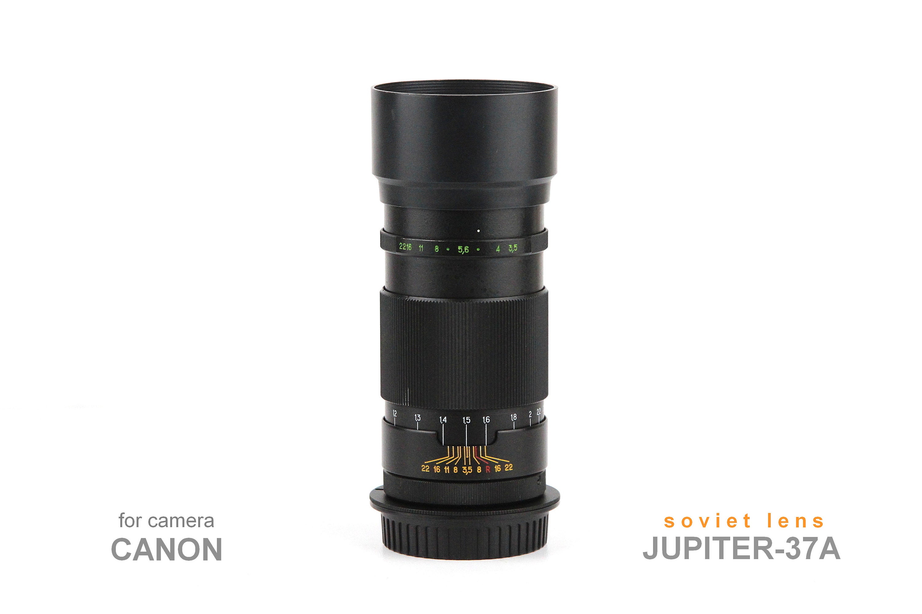 JUPITER - 37A ソビエトレンズ 望遠 135 mm f/3,5 レンズ ゾナー