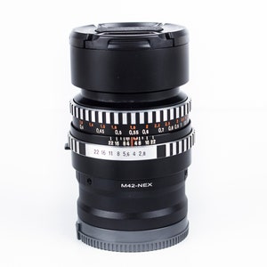 Carl Zeiss Jenna Tessar Lens 50mm f/2.8  Mount m42- Sony Nex E-mount