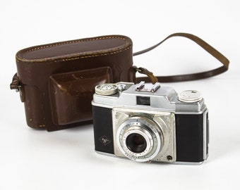 Agfa Sillette Record 高級フィルムカメラ ケース付き Vintage Camera AGFA Pronto Silette Lens AGFA Apotar 1 : 3.5
