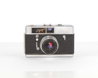 DRUG Vintage Soviet camera ZORKI KMZ Lens Jupiter (2 50) Copy  Leica Made in Ussr