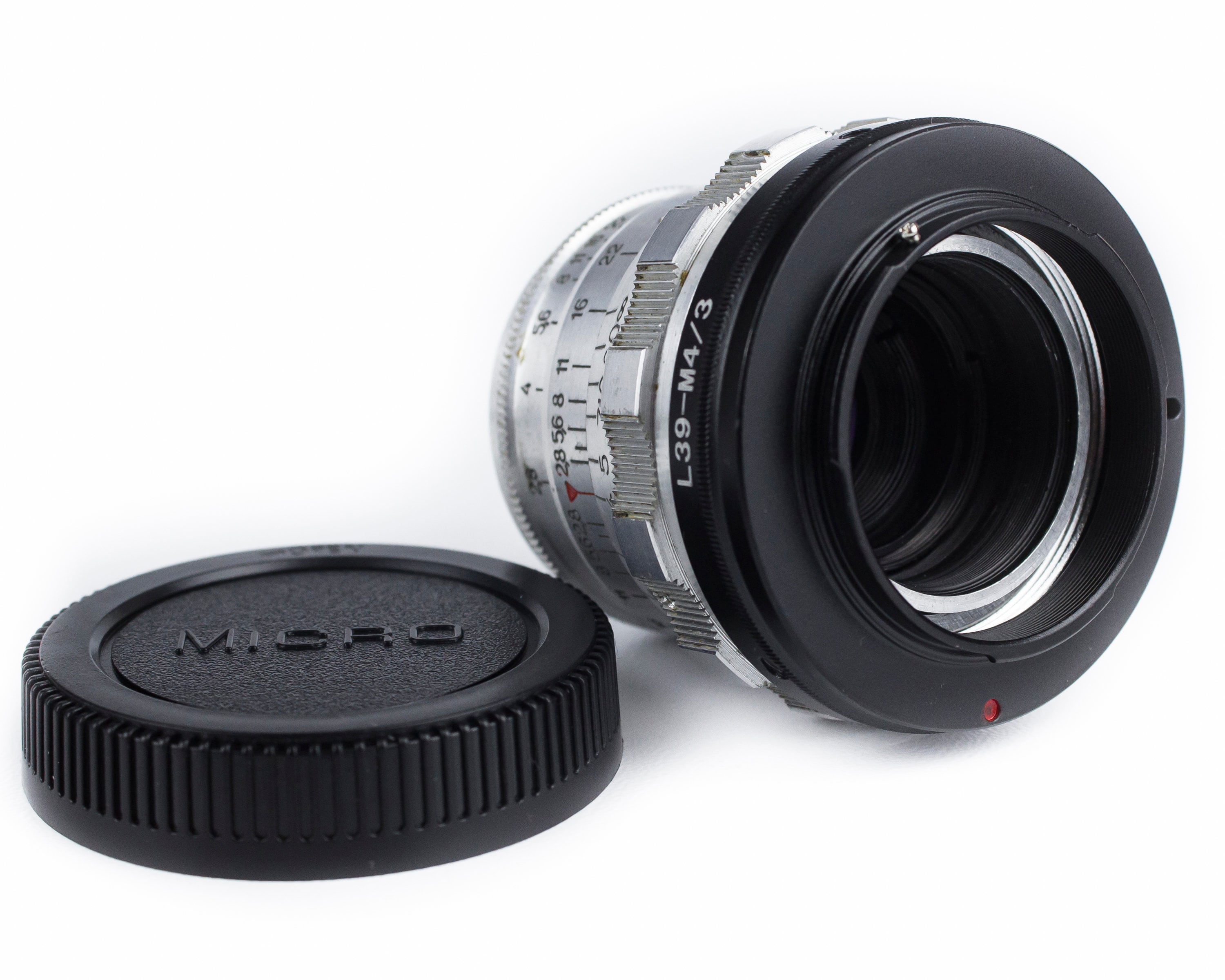 ビンテージ ソビエト Industar-26 M 50mm f/2.8 M39 レンズ ライカ