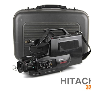 Film Cinema Filming  apparatus Video Camera HITACHI 3280  Lens TV Zoom 1 : 1.2 MACRO 8,7 - 70 mm   Made in Japan