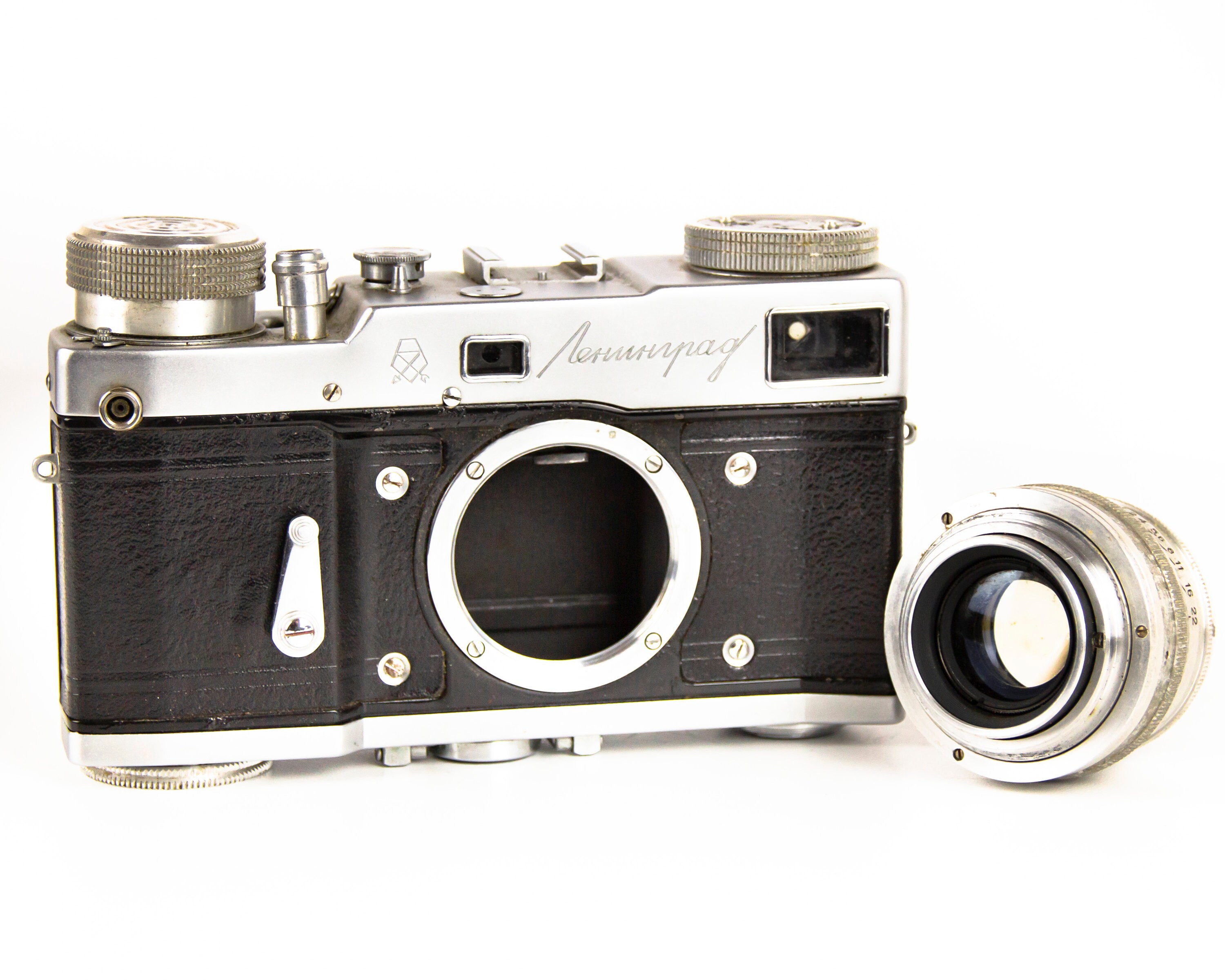 カメラ LENINGRAD SLR スプリングモーターレンズ JUPITER - 8 (2