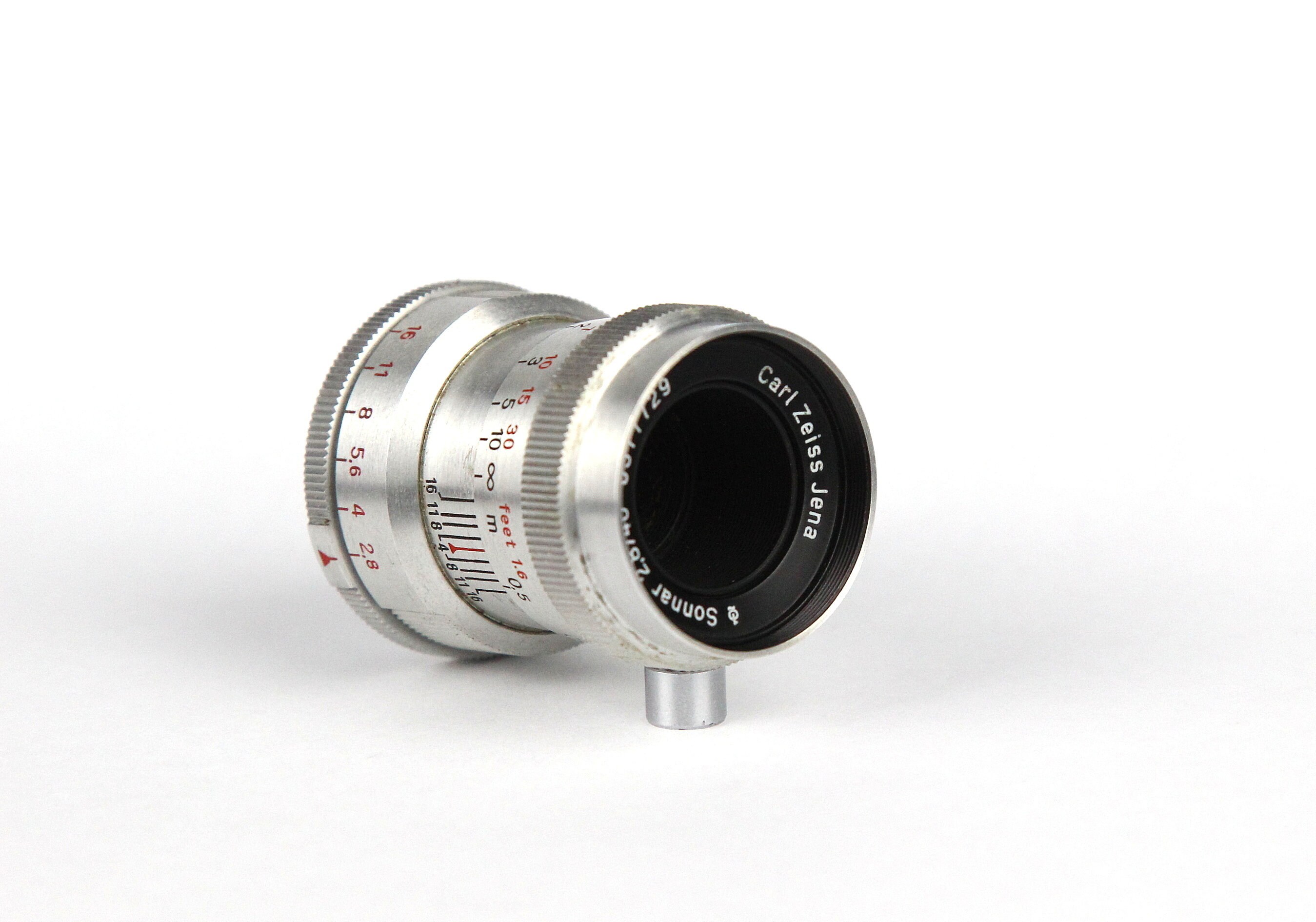 Objectif Carl Zeiss Sonnar 40mm F/2.8 Pour Caméra Super 8 (monture Pentaka 8) - Argent, Manuel