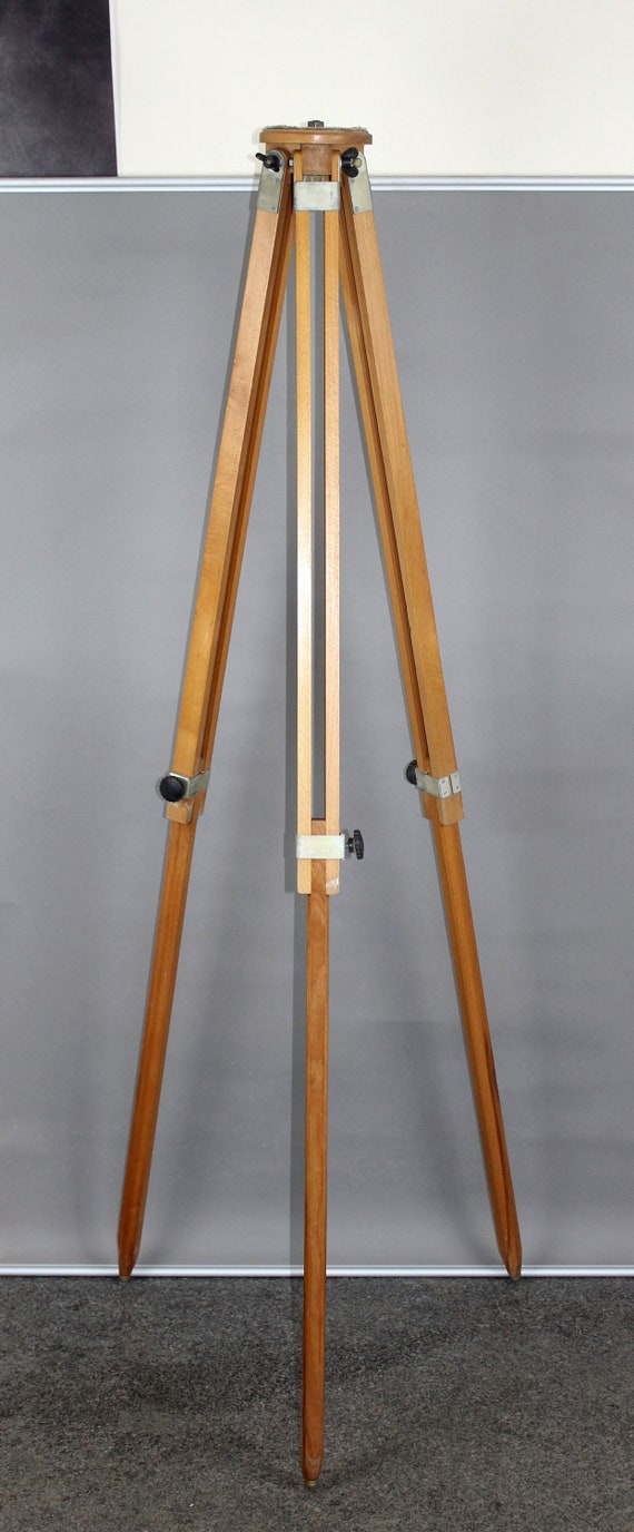 ソビエト木製三脚 スライド式三脚 伸縮式 カメラ用 ヴィンテージ