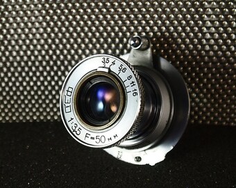 thumbnail image 2 of Industar-26m Red P 50mm F/2.8 Lens – M39 Mount – Soviet Era – For Leica, Zorki, FED – Manual Focus 2 of 3