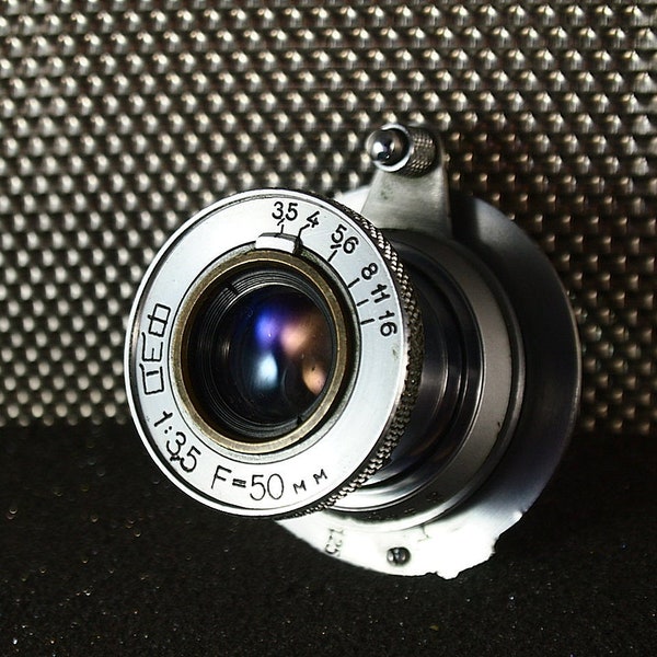 Lens INDUSTAR - 10 FED  (1 :3.5\F 5 cm) lensca Leica Mount m39  Zorki FED Ltm