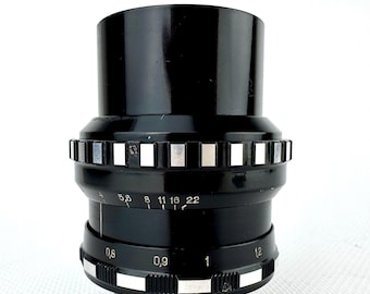 Lens50 mm f/2 Black Magic Tair-41 m for camera Kiev-16U mount m32