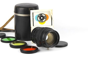 Vintage Enlarger lens JANPOL COLOR Pzo f 5,6 1:80 KROKUS