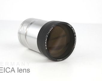 Lens LEICA ELMARON - P  1 : 4 / 250  Germany
