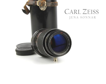 Carl Zeiss Jena Sonnar 135 mm f/4 レンズ、Exakta マウント - Etsy 日本