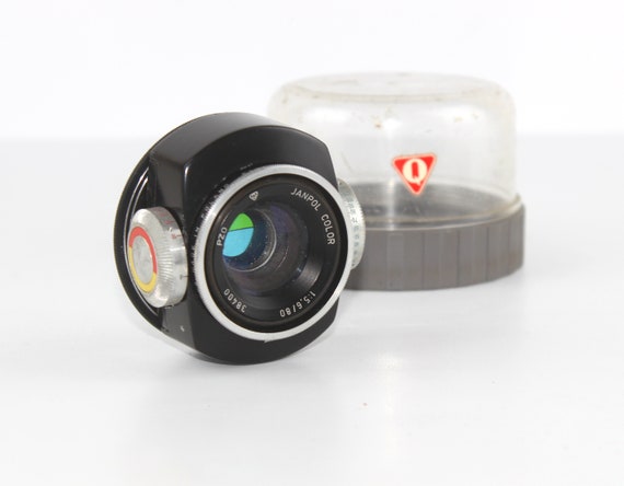 Vintage Enlarger Lens JANPOL COLOR Pzo F 5,6 1:80 KROKUS Mount M