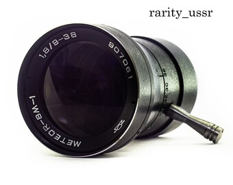 ZOOM LENS METEOR - 8m-1 (1.8 / 9-38) Film Movie camera Quarz Quartz mount m25 C-mount