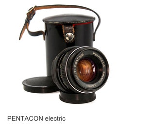 Lens PENTACON  Electric 1.8/50 Multi Coating Mount M42  DDR  Zenit Praktica