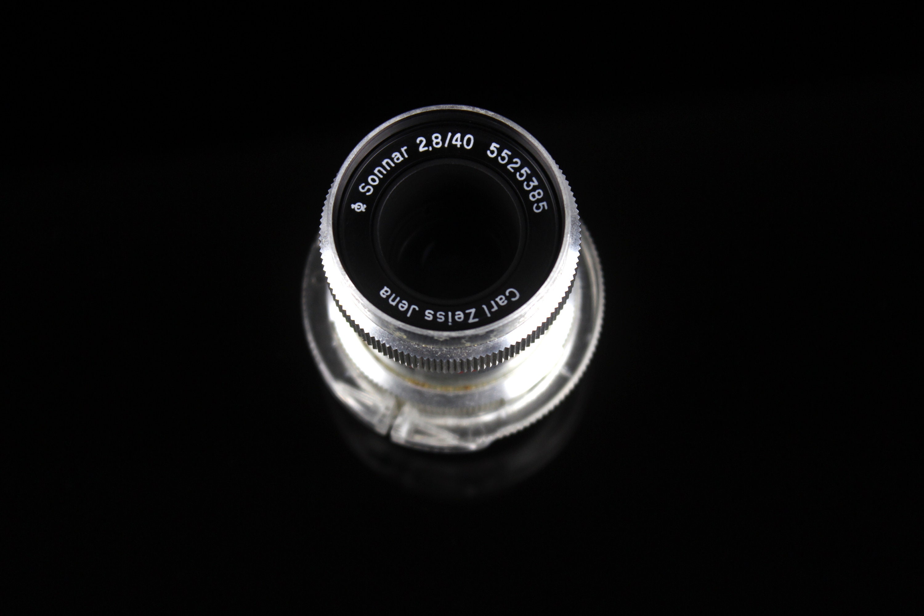 Lens Carl Zeiss Jena Sonnar 2,8 / 40 Mount Bolexmint 18 Mm Germany