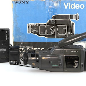 Film Cinema Filming Apparatus Video Camera SONY CCD-F350E Lens 6X ...