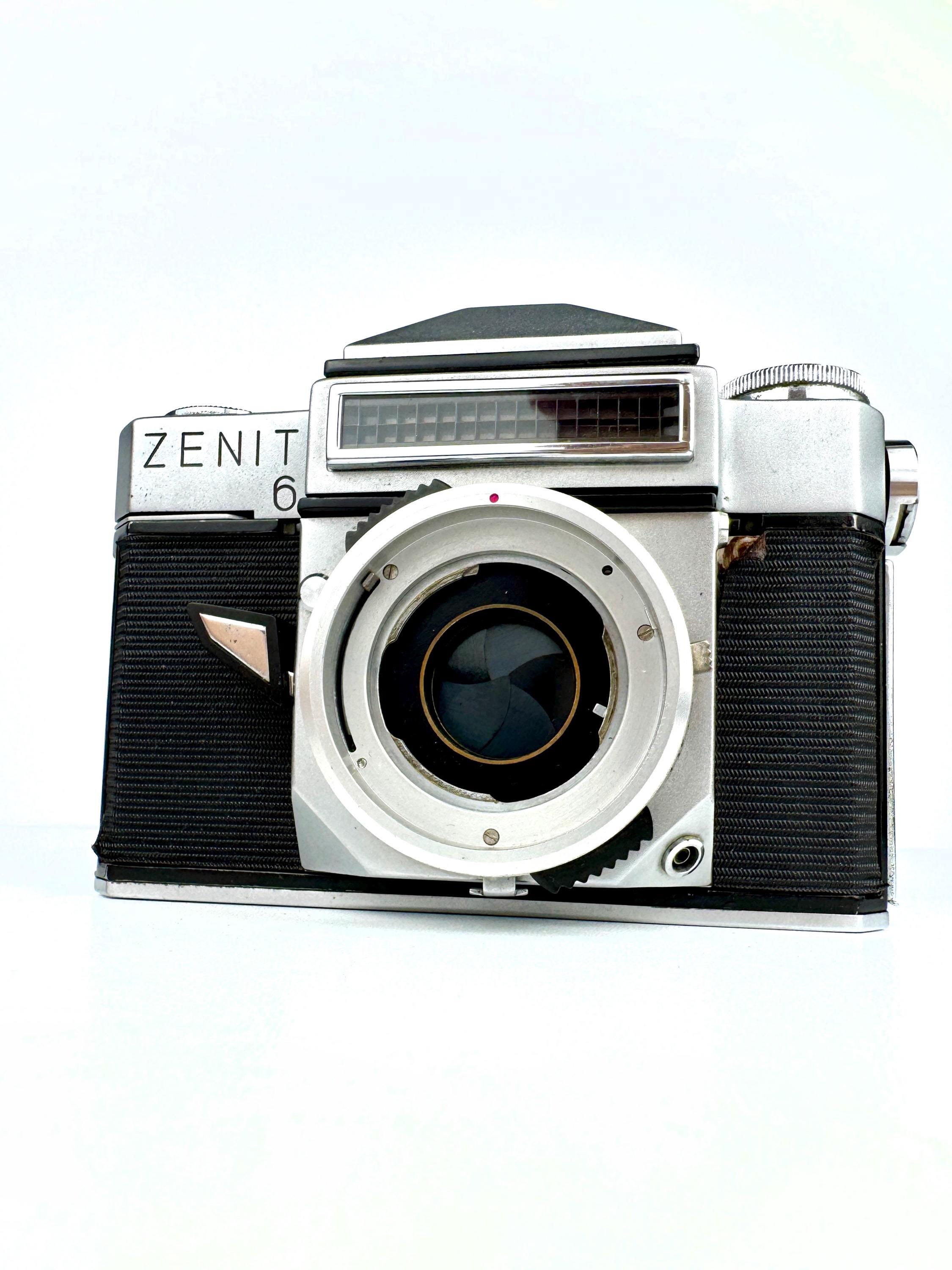 ソ連製 KMZ Zenit 6 35mm一眼レフカメラ本体 バヨネットC 動作確認済み