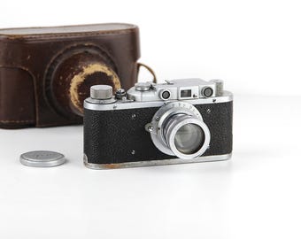 ヴィンテージFED 2カメラ、ソ連製フィルムレンジファインダー、動作品
