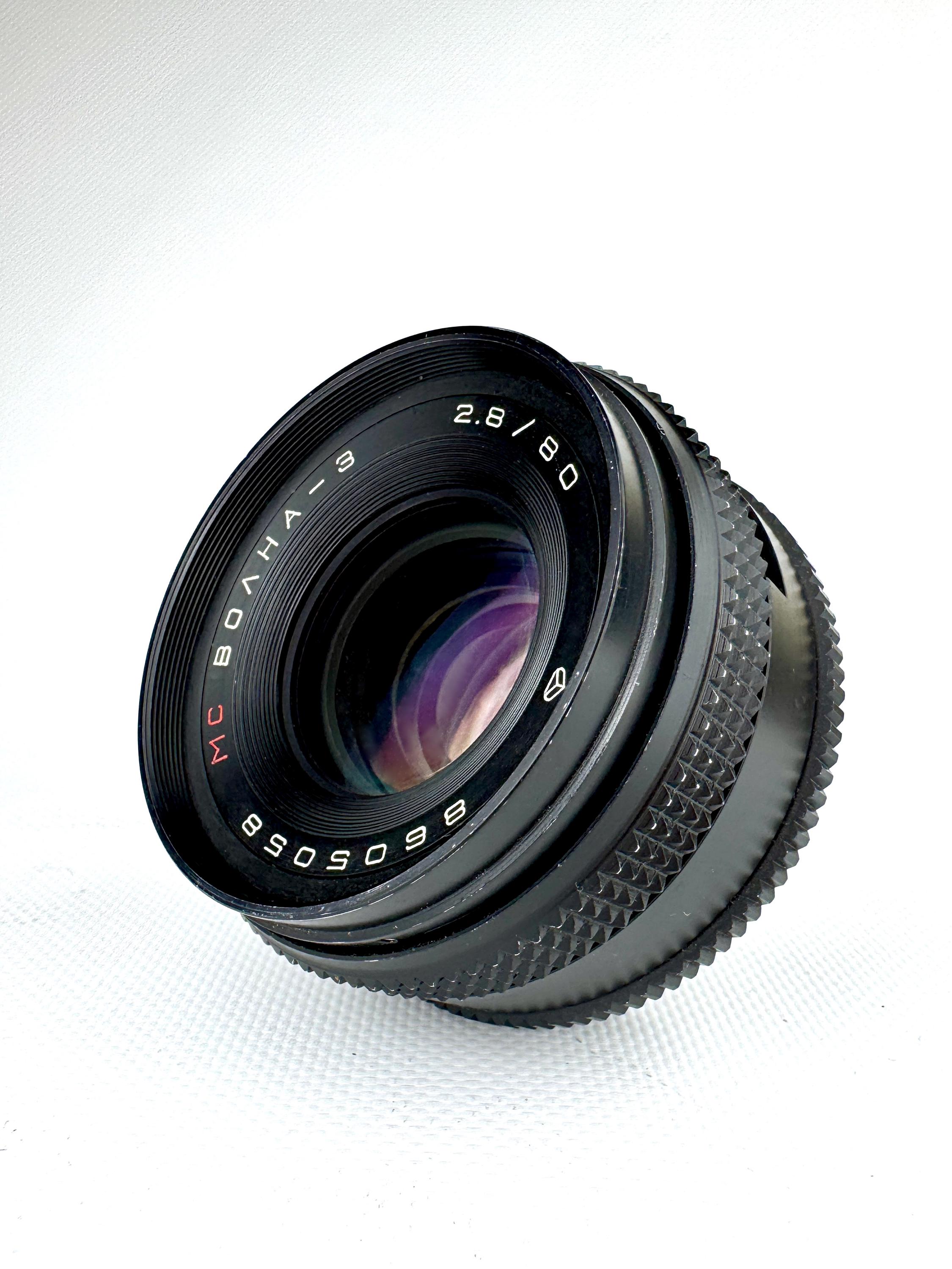 MC VOLNA - 3 ソビエトレンズ 80 mm f/2.8 Biotar 中判マウント