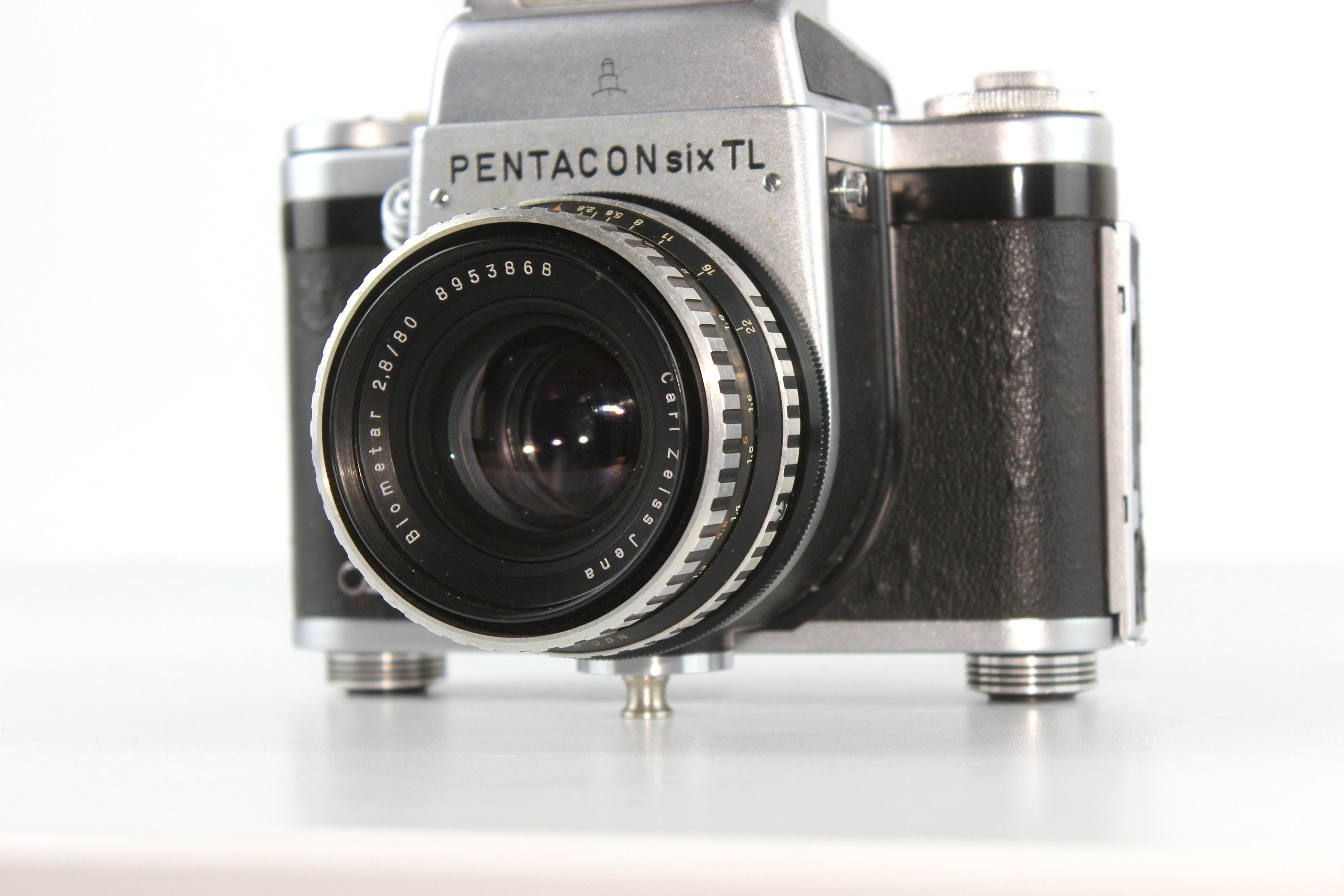 Camera PENTACON Six TL Lens Carl Zeiss Jena Biometar 2.8/80 Medium