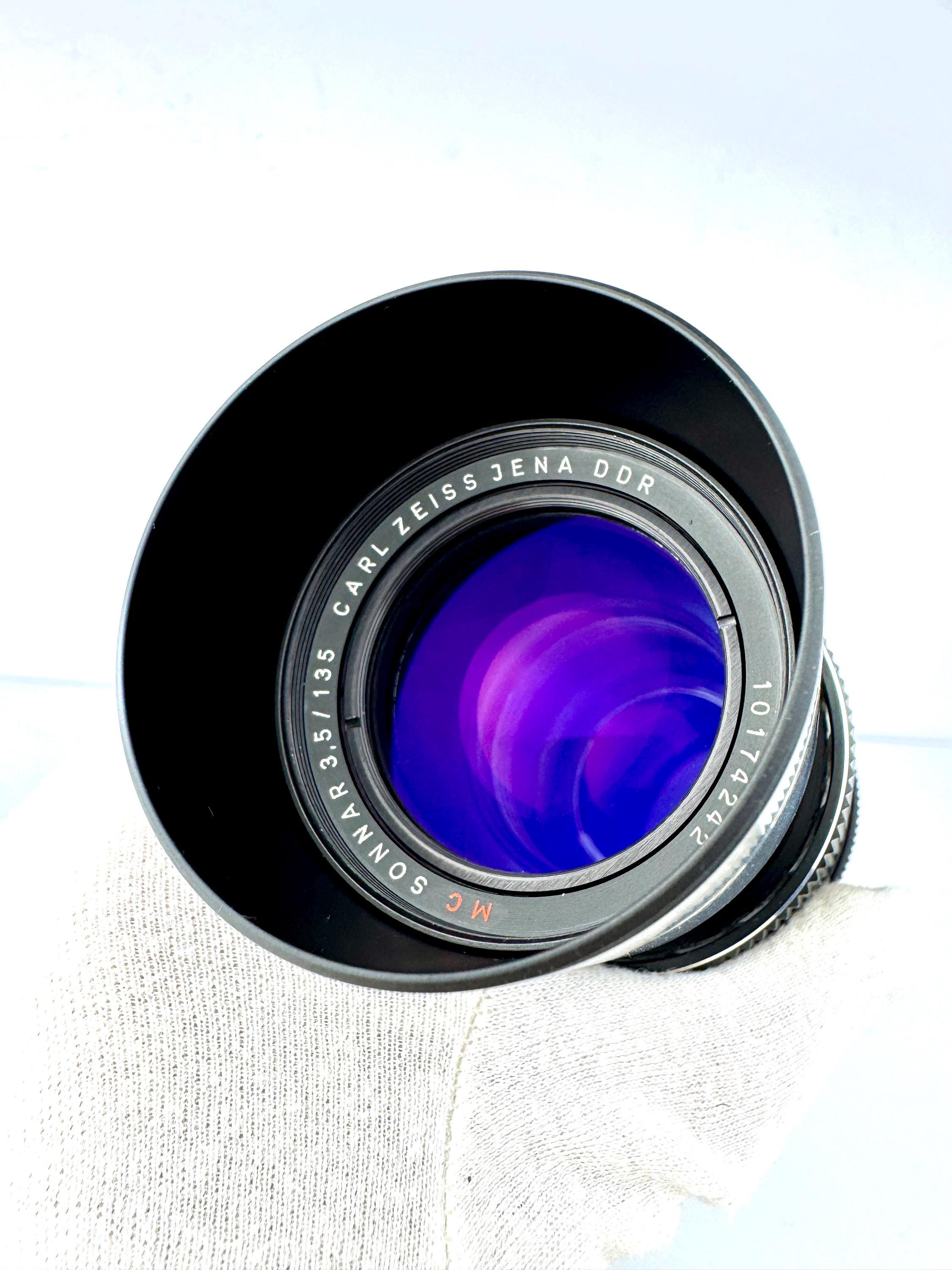 Vintage Carl Zeiss Jena Sonnar 135mm F/3.5 MC Lens M42 Telephoto