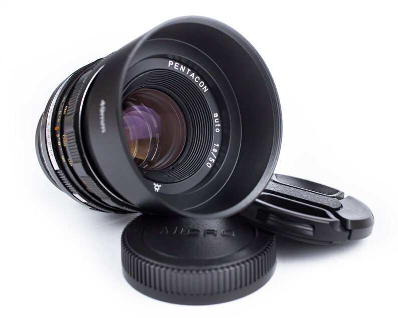 Lens PENTACON auto 1.8/50 fast lens shops Mount M 4/3 Olympus Panasonic