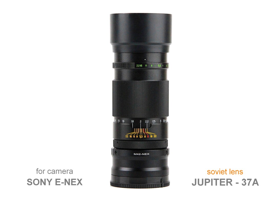 Lens JUPITER 37A Telephoto 3,5/135 Mount SONY ENEX for Camera Sony