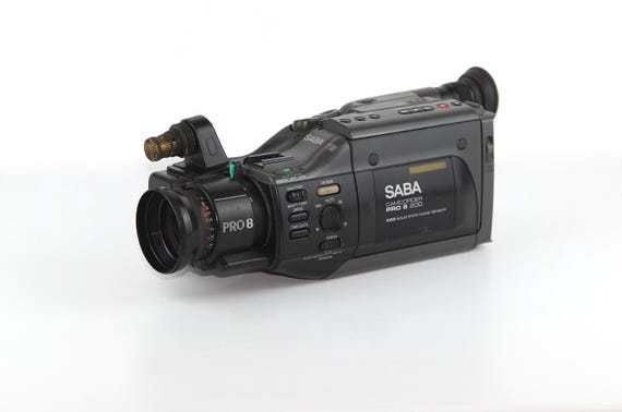 Film Cinema Filming apparatus Video Camera SABA Camcorder PRO 8 200 Made in Japan (Сamera has not been tested.)