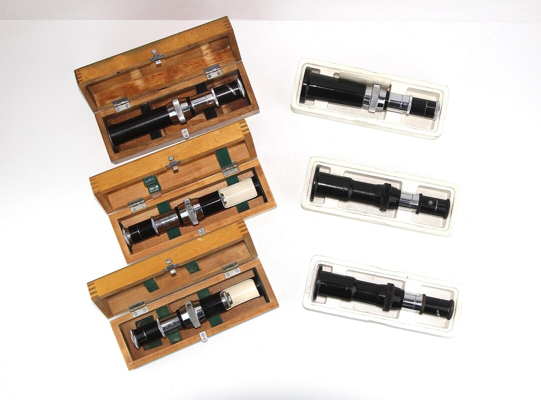Soviet Microscope MPB - 2 Brinelli Counting Microscope (6 Pieces) Made ...