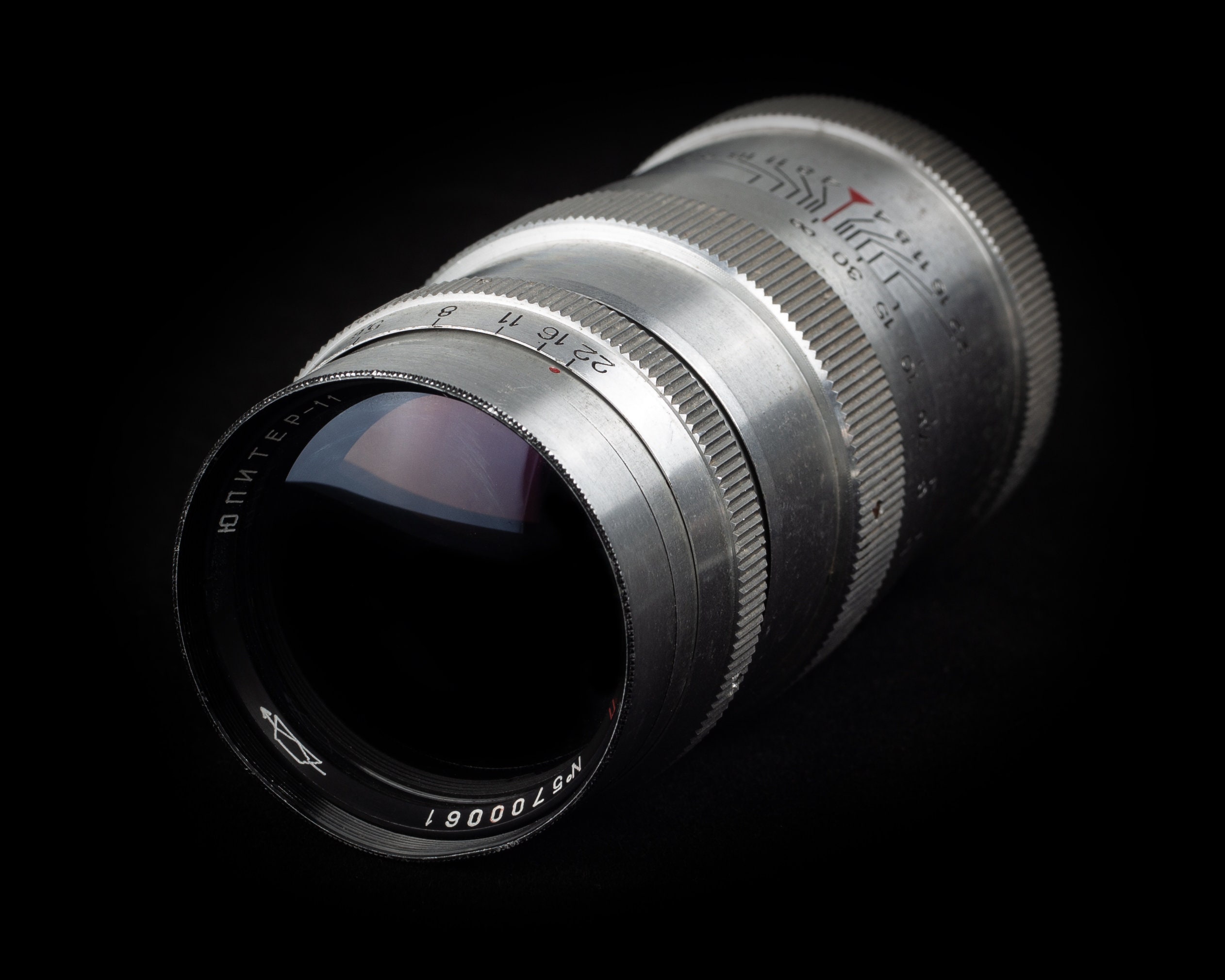 135mm F /4 JUPITER 11 Red P Lens Telephoto Rangefinder Copy Etsy UK