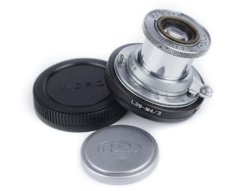 Industar-10 Fed 50mm f/3.5 Lens M39 Leica Mount w/ Micro 4/3 Adapter Olympus Panasonic