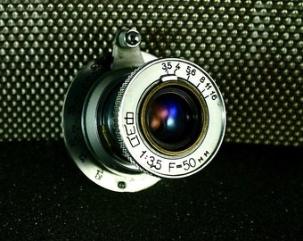 Lens INDUSTAR - 10 FED  (3.5/50mm) Copy Leica Mount m39 Zorki FED Ltm