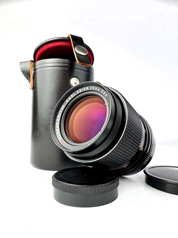 Vintage Carl Zeiss Jena Sonnar 135mm f&frasl;3.5 MC Lens M42 Telephoto DDR